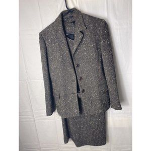 Votre Nom Classic Retro 2pc Tweed Dress W/Jacket  Sz 36 US  6 Made In France
